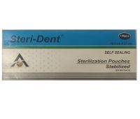 Steri-Dent Self Sealing Sterilization Pouches Stabilized 10.5 Cm X 27 Cm (100pcs)
